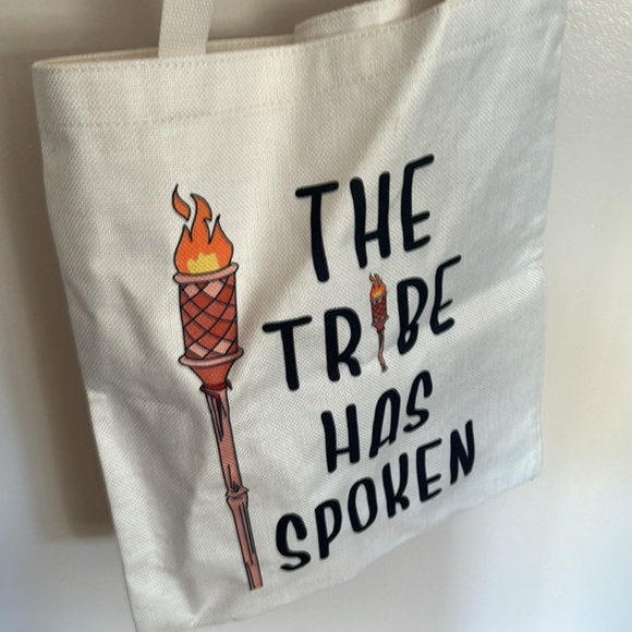 Tribal Print Canvas Tote Bag - Picture 2 of 2